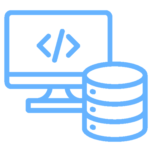 Backend development icon